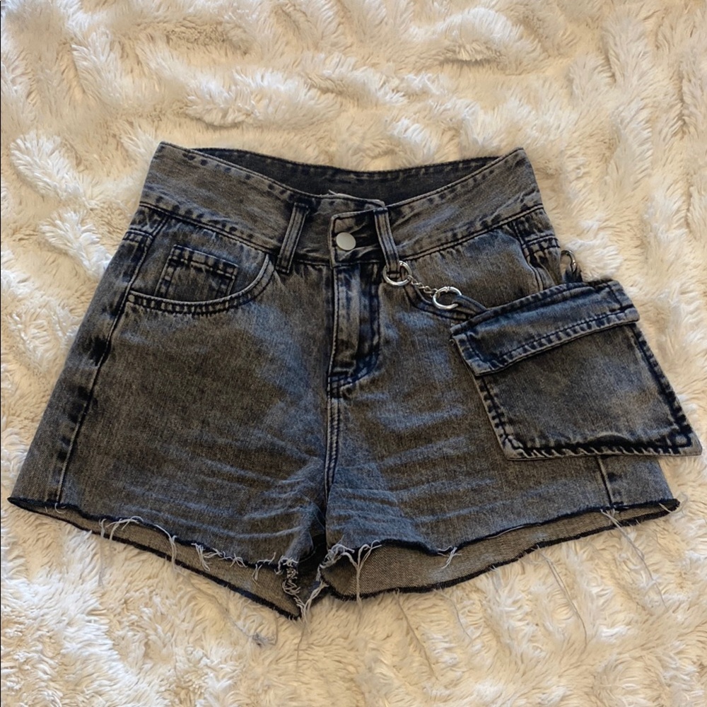 High Waisted Street Wear Shorts